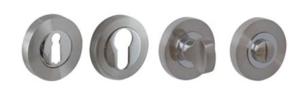ProGriff TD-William auf Rosette–Chrom/Nickel matt